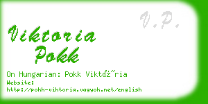 viktoria pokk business card